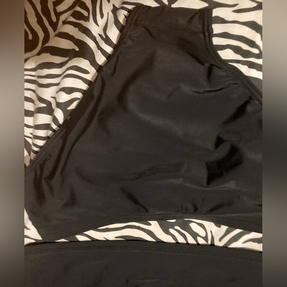 NWT Ladies Size Small 2 piece black bathing suit - Picture 13 of 16